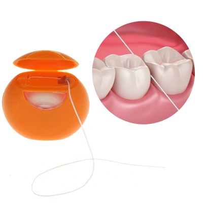 30年老品牌振兴特细牙签线便携牙齿护理剔牙器高拉力圆盒清洁牙线（50M）K-1252