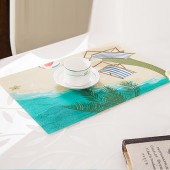 欧式桌面西餐垫 PVC印花餐垫 防水餐桌垫子隔热垫