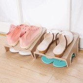 日本进口晾晒鞋架节省空间防滑环保鞋子收纳架加厚一体式整理鞋架（3个装）010045