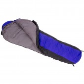 户外旅行露营单人睡袋 野营保暖加厚羽绒睡袋（黑蓝 黑红）122