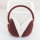 时尚仿兔毛冬季保暖耳罩耳朵防冻保护罩护耳罩 可爱点点款（混卖）