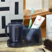 纳川 时尚洗漱杯套装 牙刷架 牙具座 刷牙杯座 A0207-2