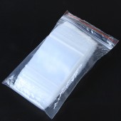 自封袋PE透明包装袋密封口包装袋自封袋防霉防潮密封袋子100只装 （迷你号100只）5*7cm