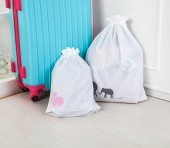 44丝可爱小动物双层防水束口旅行收纳袋整理袋 20个一包（小号35*27）