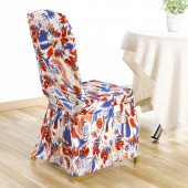弹力椅子套餐椅罩防尘套酒店宴会婚庆座椅套凳子罩（抽象印花全包款）