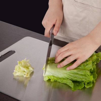 304不锈钢菜板切菜板防霉防水家用水果辅食案板砧板厨房（大款45*30cm）