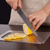 304不锈钢菜板切菜板防霉防水家用水果辅食案板砧板厨房（中款38.5*26.5cm）