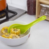 家用侧漏汤勺长柄大饭勺家庭火锅调羹料理舀汤过滤二合一勺子粥勺