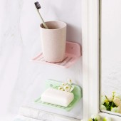 日式强力吸盘式肥皂置物架 浴室卫生间壁挂式肥皂盒 JY143
