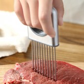 肉锤牛排锤松肉锤牛肉洋葱擦切片菜固定器牛排锤304不锈钢插肉针