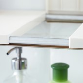 可叠加厨房置物架家用分层调料架双层碗碟架台面储物架沥水收纳架 双层长款（60*26*45cm）