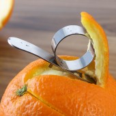 不锈钢剥橙器创意橙子去皮器橘子柚子剥皮器便携开橙器厨房小工具