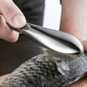 创意不锈钢鱼鳞刨刮鱼鳞器厨房用品工具鱼鳞刷刮鱼器刮鳞器打鳞器
