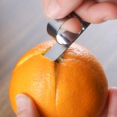 不锈钢剥橙器创意橙子去皮器橘子柚子剥皮器便携开橙器厨房小工具