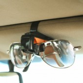 车载眼镜夹多功能车用眼镜架全托型汽车用品车内太阳墨镜支架夹子