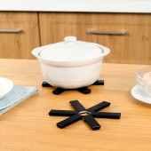 隔热垫碗垫子桌垫碗垫餐垫创意厨房折叠杯垫六角柱状耐热防烫垫家用餐桌垫
