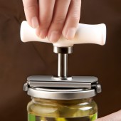 旋转自锁式开瓶器不锈钢省力拧盖器玻璃罐头开瓶器开瓶起子开罐器