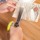 厨房葱花剪多功能不锈钢多层剪刀剪菜器家用紫菜碎剪切菜器