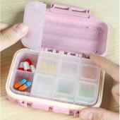 小药盒便携式药品盒一周分装药盒随身药品盒迷你分装盒药丸药品盒