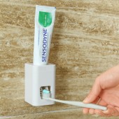 全自动创意挤牙膏器壁挂牙刷架吸壁式牙具置物架懒人牙膏架挤压器