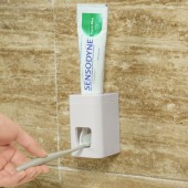 全自动创意挤牙膏器壁挂牙刷架吸壁式牙具置物架懒人牙膏架挤压器