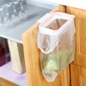 厨房垃圾桶耳朵挂式垃圾袋收纳架家用悬挂式塑料袋支架垃圾袋收纳挂架