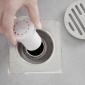 卫生间下水道防臭地漏盖浴室防堵地漏芯厨房厕所圆形防虫内芯盖片