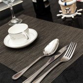 餐桌垫隔热垫长方形加厚pvc防水防油碗垫子大号家用创意餐桌餐垫 纯色款