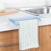多功能厨房水槽免打孔挂毛巾架北欧风粘贴式毛巾挂卫生间毛巾挂架