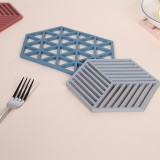 北欧几何隔热垫家用可拼接加厚餐桌防滑防烫垫创意摆垫餐盘垫（三角款）