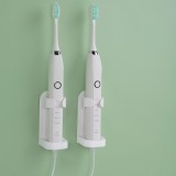 免打孔电动牙刷置物架壁挂式防水沥水牙刷座卫生间牙具挂架收纳架