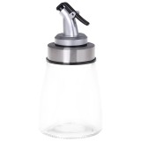 可控式玻璃油壶防漏小油罐调味瓶不漏油酱油瓶醋壶料酒瓶器皿（180ml）
