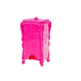 化妆品收纳盒家用欧式梳妆台棉签盒透明小盒子立体小柜子口红盒化妆棉收纳盒