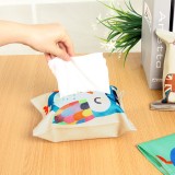 布艺纸巾盒家用卡通创意棉麻抽纸盒客厅大容量纸巾套纸巾收纳袋子