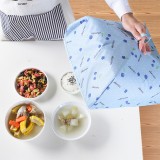 保温菜罩冬季饭菜罩剩菜罩可折叠餐桌罩食物家用保温罩盖菜罩（大号）
