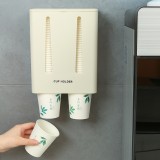 一次性纸杯家用加厚饮料咖啡防烫热饮杯商用办公室水杯纸杯子（50只装）茶的季节