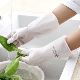 居家橡胶防水手套加厚塑胶手套厨房清洁耐用轻型灵巧家手洗衣洗碗胶皮手套XSJ-085(M码)