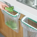 可挂式厨房家用门背式橱柜垃圾桶支架环形垃圾袋悬挂式收纳架垃圾袋架
