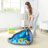 束口加厚儿童玩具快速整理袋宝宝积木玩具垫整理垫地垫（小号）0.8米 268
