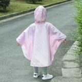 斜纹雨衣单人户外徒步男女便携加厚带帽雨披登山非一次性雨具 311 儿童款