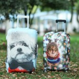 独立印花 动物图案弹力加厚行李箱套拉杆箱旅行防尘罩保护套（M码）365
