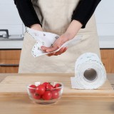 吸油纸吸水一次性卷筒厨房用纸加厚专用卷纸卫生纸擦手洗碗纸擦桌布80张