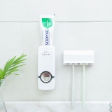 韩国全自动挤牙膏器套装壁挂牙刷架牙膏架吸壁式置物架牙膏挤压器