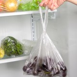 家用加厚背心型保鲜袋食品袋包装袋透明塑料袋手提袋超市连卷袋子 100只装（小号）OKS-280