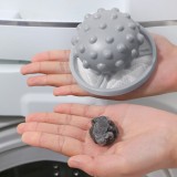 洗衣机漂浮物过滤网袋滤毛器除毛器清洁去污洗衣球衣物洗护球 （刺球形）浅色系
