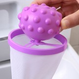 洗衣机漂浮物过滤网袋滤毛器除毛器清洁去污洗衣球衣物洗护球 （刺球形）深色系