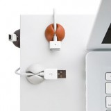 桌面理线器电线固线夹自粘固线器数据线收纳充电线整理卡扣固定器 黑白咖啡（6个装）CC-908A