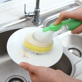 刷锅工具洗碗刷厨房去污刷洗锅底刷长柄加液刷子清洁擦强力刷锅刷