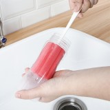 刷玻璃杯清洁奶瓶刷去污洗碗刷洗杯刷子海绵头塑料柄杯刷洗杯刷工具 701
