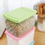 厨房杂物密封罐 塑料五谷杂粮储物罐（透明款大号）